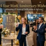 15 Year Work Anniversary Wishes