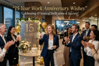 15 Year Work Anniversary Wishes