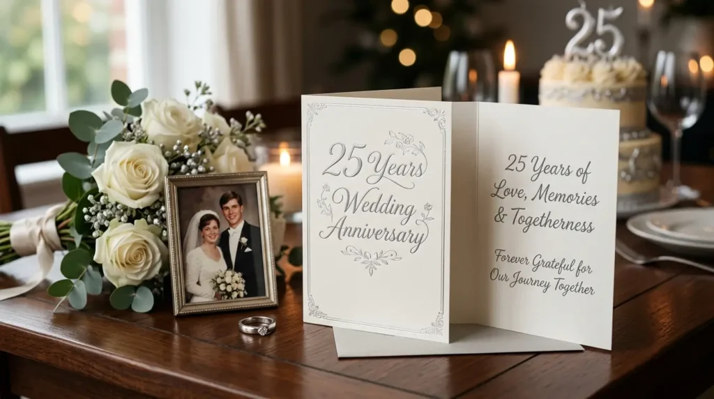 25 Years Wedding Anniversary Card Messages