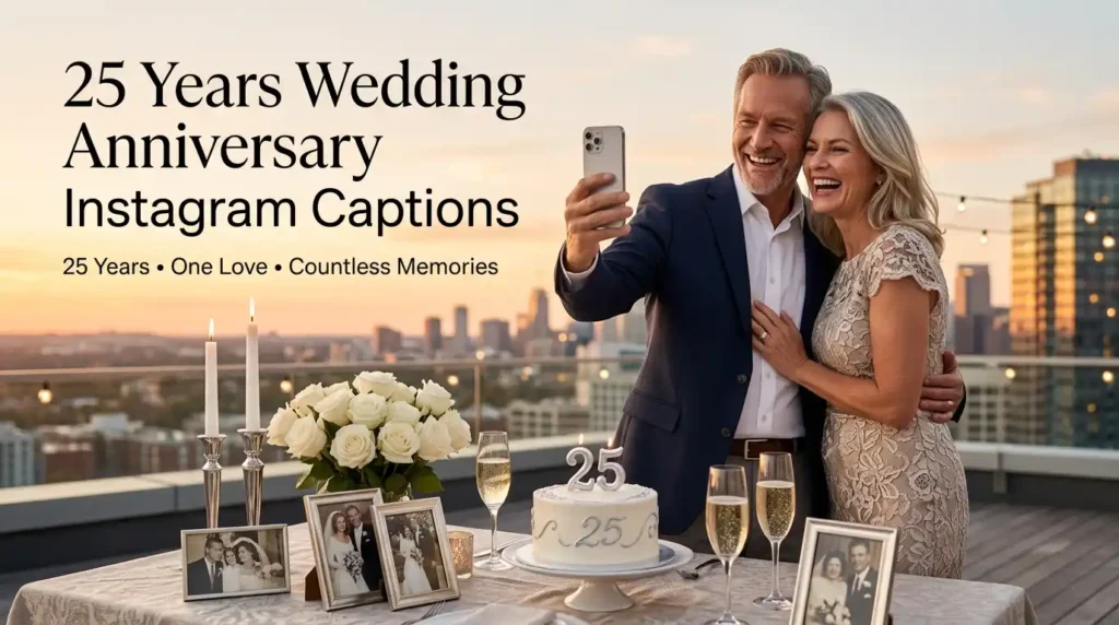 25 Years Wedding Anniversary Instagram Captions