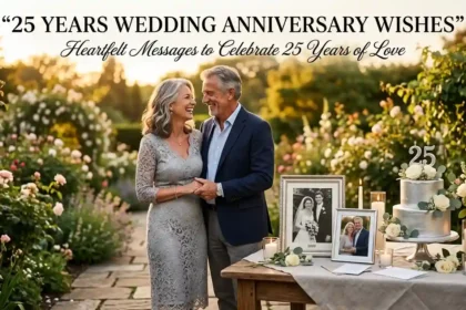 25 Years Wedding Anniversary Wishes