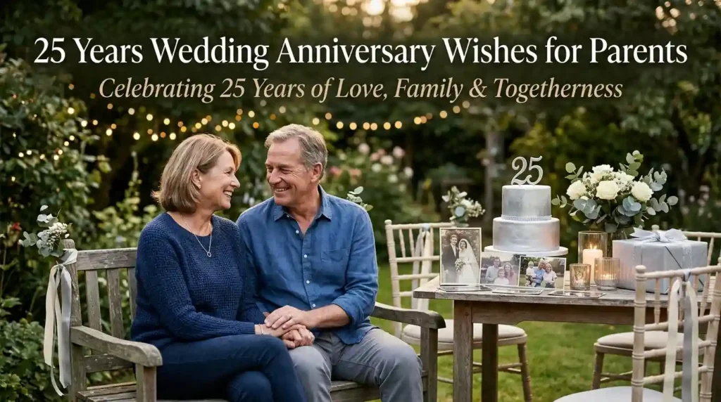 25 Years Wedding Anniversary Wishes for Parents