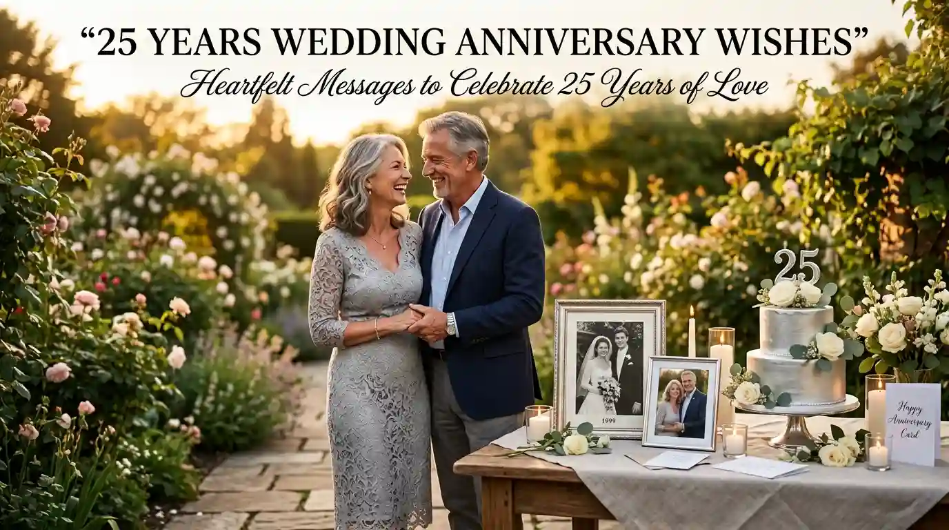 25 Years Wedding Anniversary Wishes