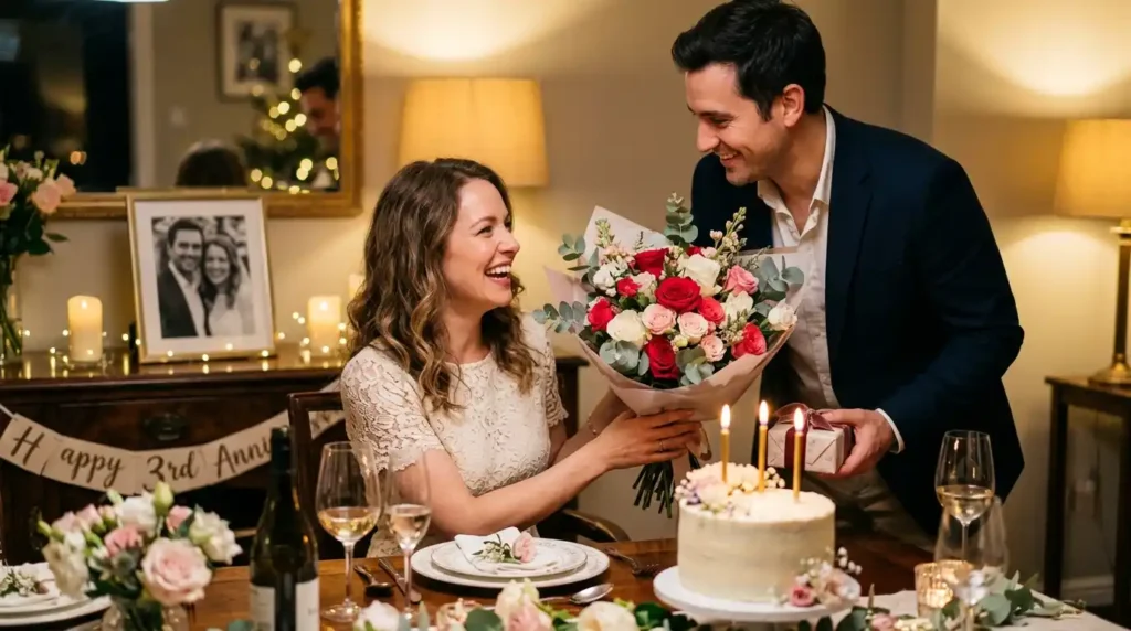 3rd Wedding Anniversary Wishes for Your Wife