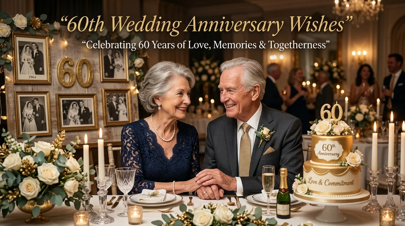 60th Wedding Anniversary Wishes