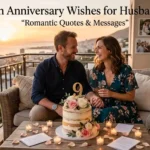 9th Anniversary Wishes for Husband: Romantic Quotes & Messages