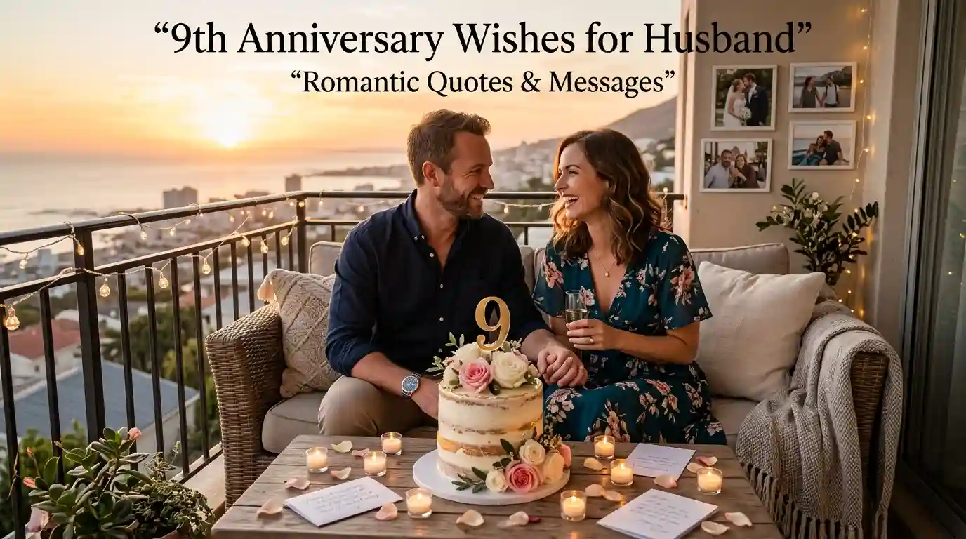 9th Anniversary Wishes for Husband: Romantic Quotes & Messages