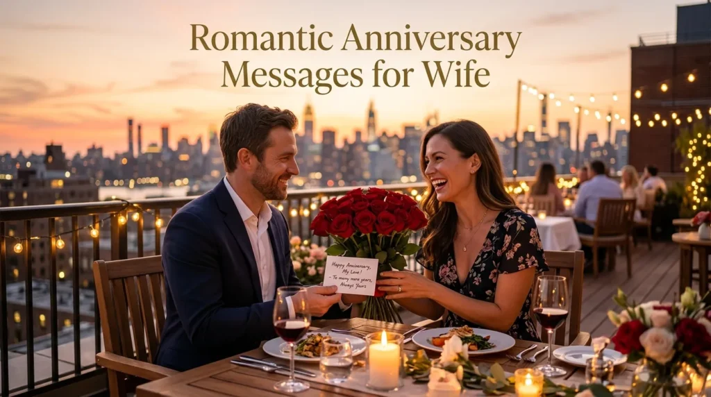 Romantic Anniversary Messages for Wife