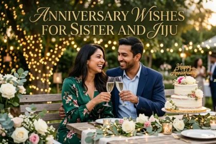 Anniversary Wishes for Sister and Jiju