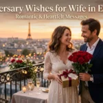 Anniversary Wishes for Wife in English