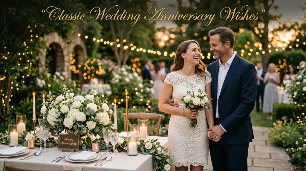 Classic Wedding Anniversary Wishes