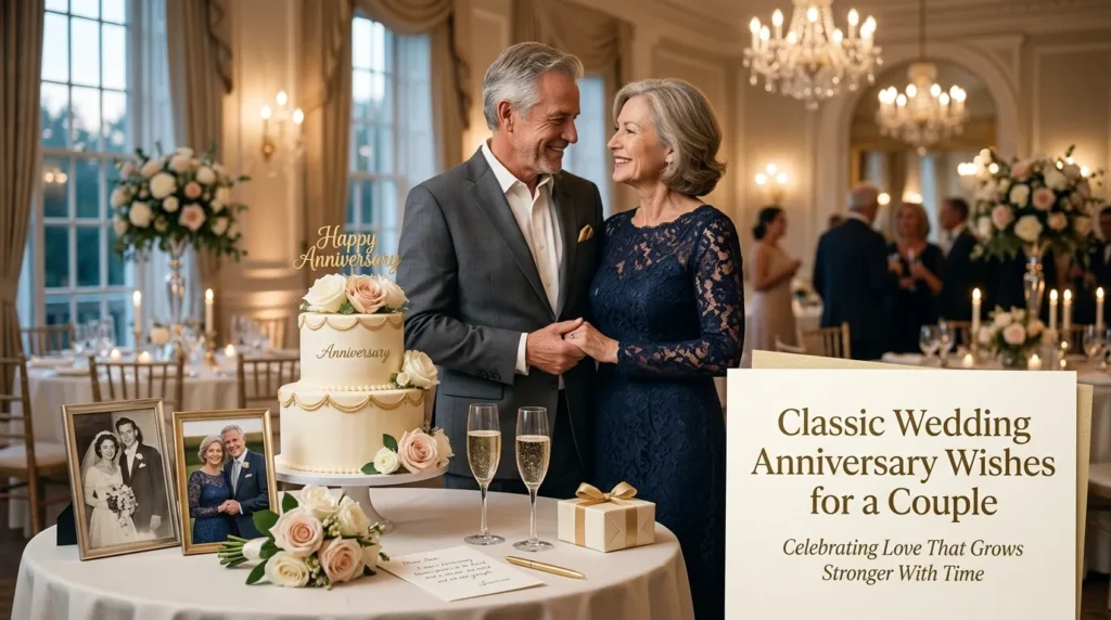 Classic Wedding Anniversary Wishes for a Couple