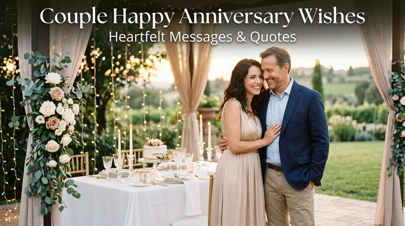 Couple Happy Anniversary Wishes