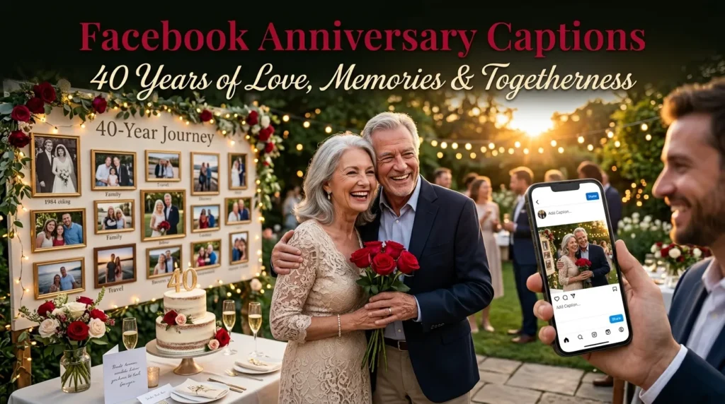 Facebook Anniversary Captions