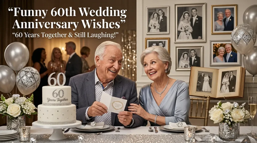 Funny 60th Wedding Anniversary Wishes