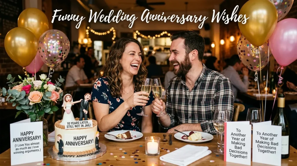 Funny Wedding Anniversary Wishes