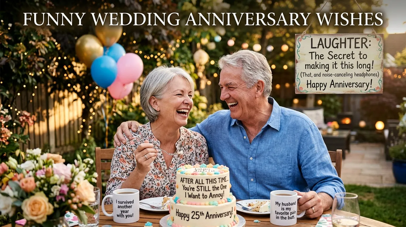 Funny Wedding Anniversary Wishes