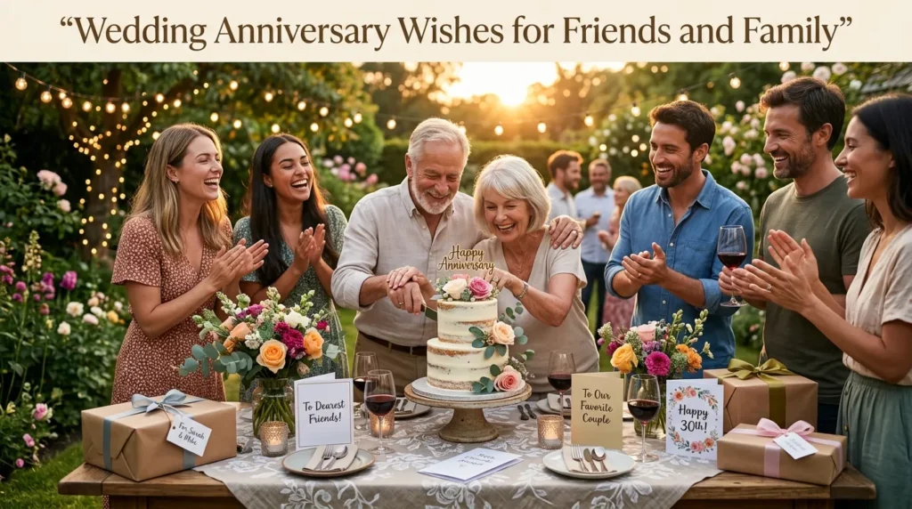 Wedding Anniversary Wishes for Friends and Family