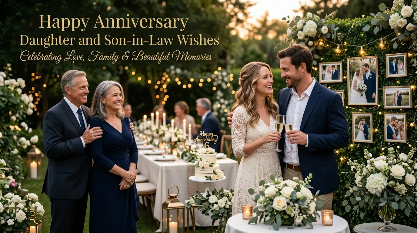 Happy Anniversary Daughter and Son-in-Law Wishes
