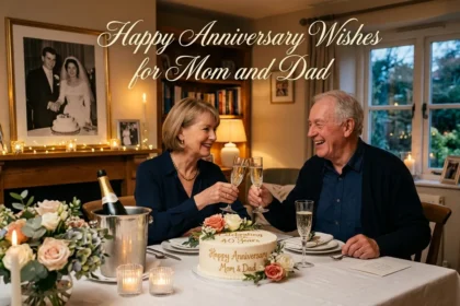 Happy Anniversary Wishes for Mom and Dad