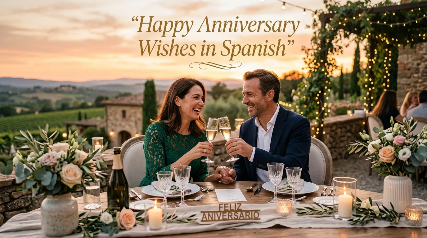 Happy Anniversary Wishes in Spanish