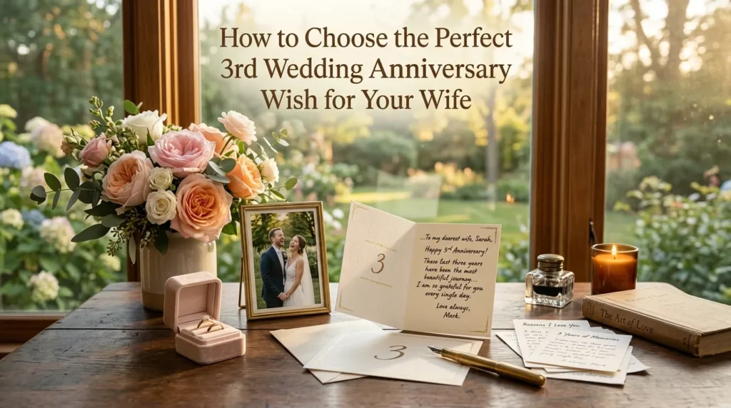 How to Choose the Perfect 3rd Wedding Anniversary Wish for Your Wife