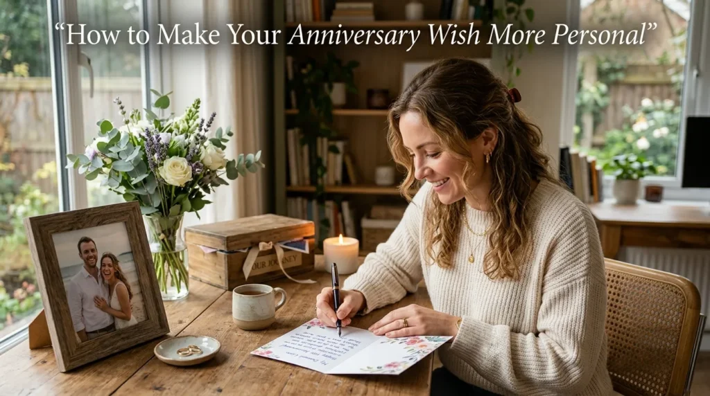 How to Make Your Anniversary Wish More Personal