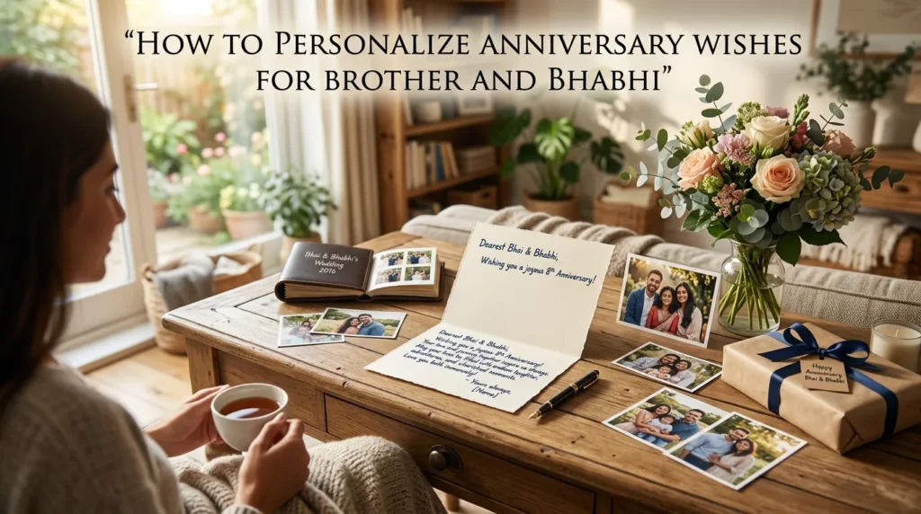 How to Personalize Anniversary Wishes for Brother and Bhabhi