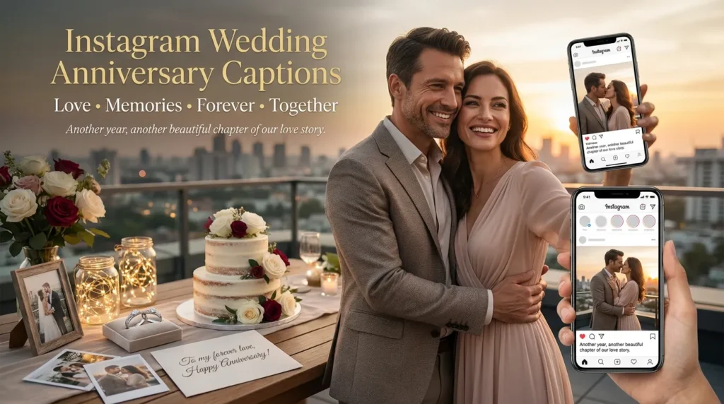Instagram Wedding Anniversary Captions