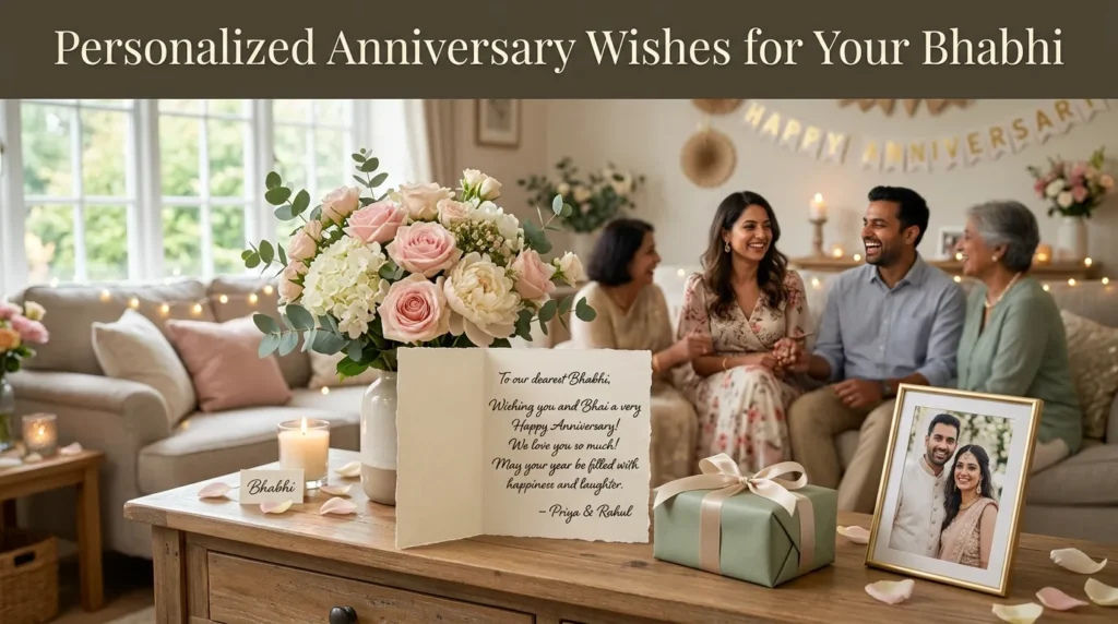 Personalized Anniversary Wishes for Your Bhabhi