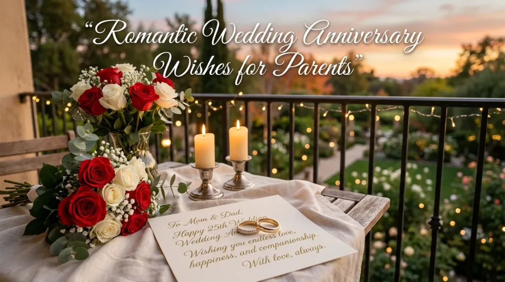 Romantic Wedding Anniversary Wishes for Parents