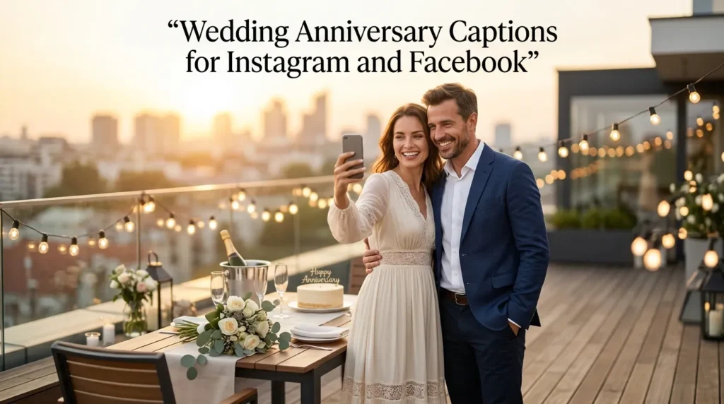 Wedding Anniversary Captions for Instagram and Facebook