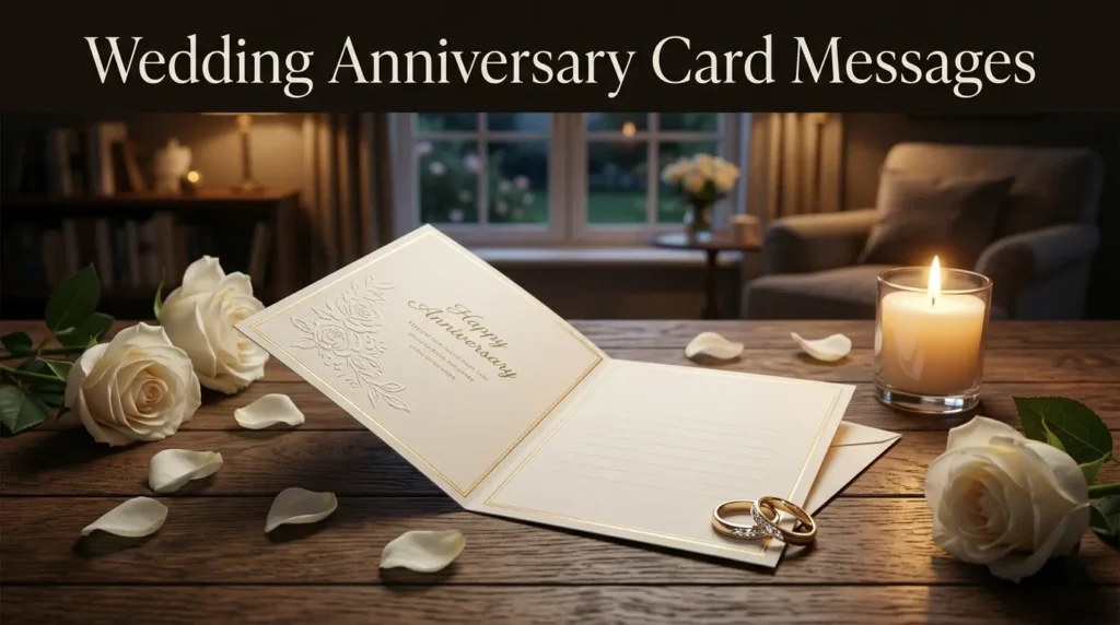 Wedding Anniversary Card Messages