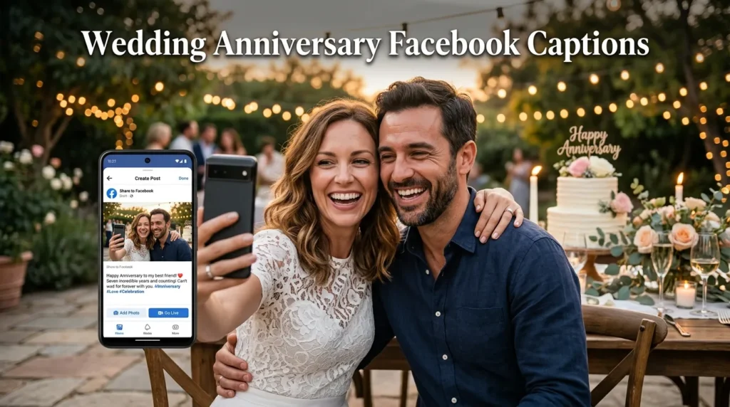 Wedding Anniversary Facebook Captions