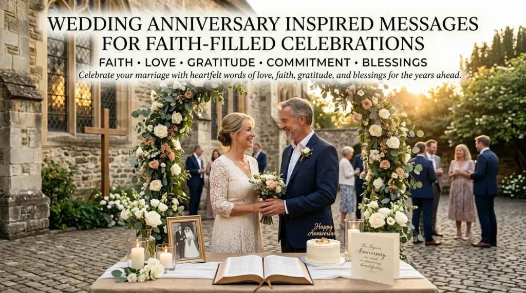 Wedding Anniversary Inspired Messages for Faith-Filled Celebrations