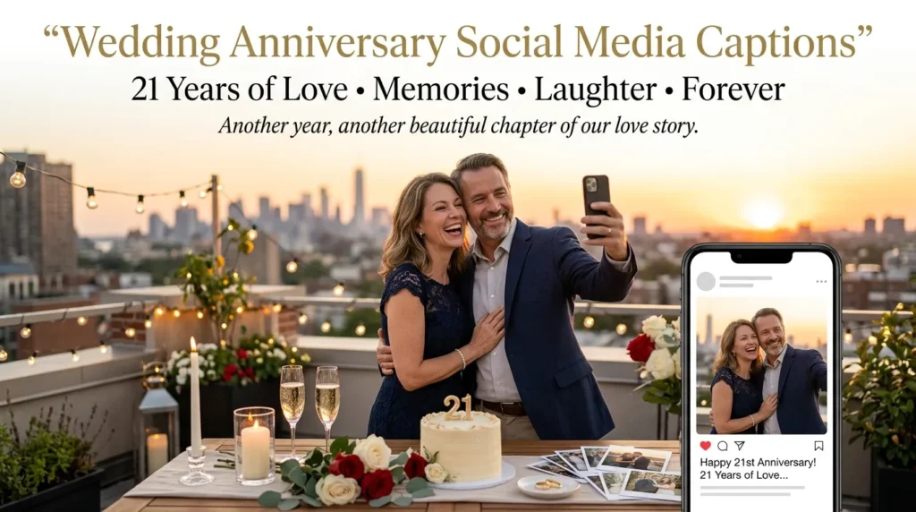 Wedding Anniversary Social Media Captions