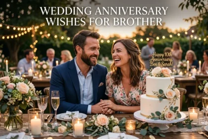 Wedding Anniversary Wishes for Brother