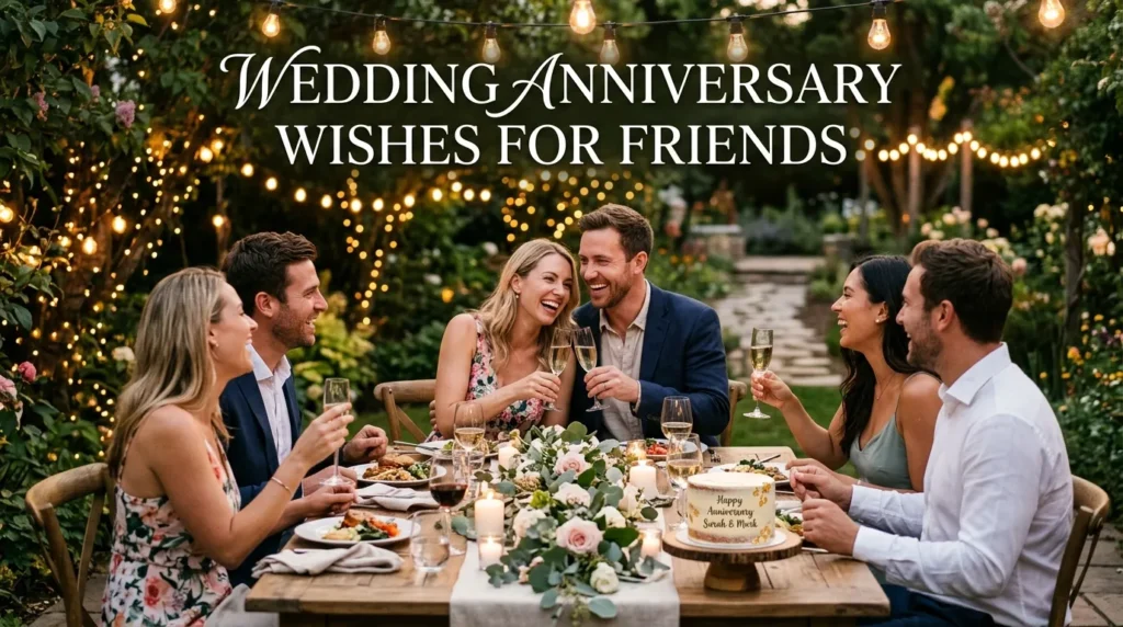 Wedding Anniversary Wishes for Friends