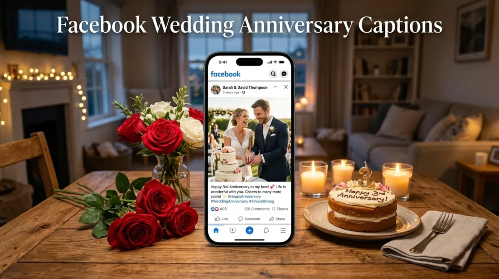 Facebook Wedding Anniversary Captions