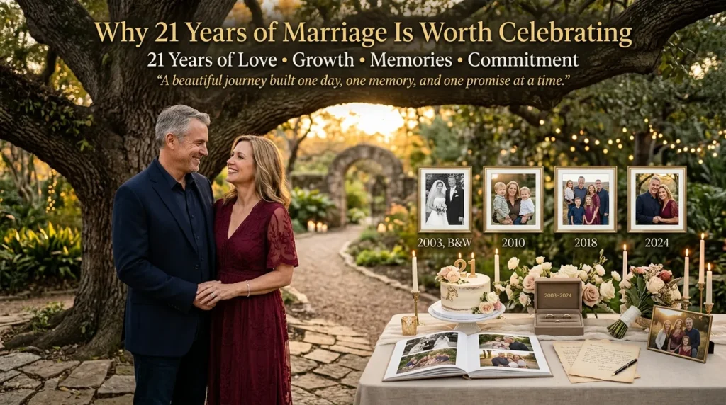 Why 21 Years of Marriage Is Worth Celebrating