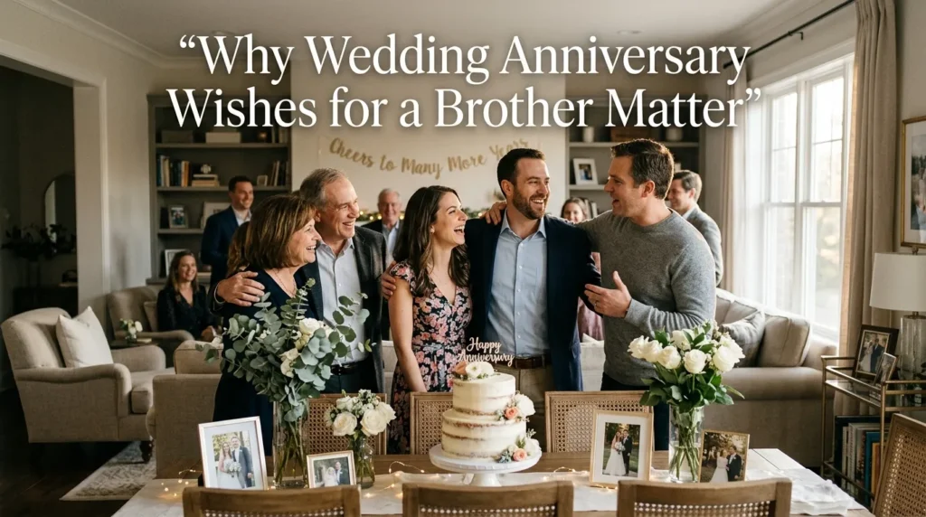 Why Wedding Anniversary Wishes for a Brother Matter
