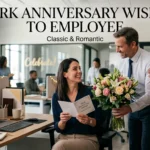 Work Anniversary Wishes to Employee